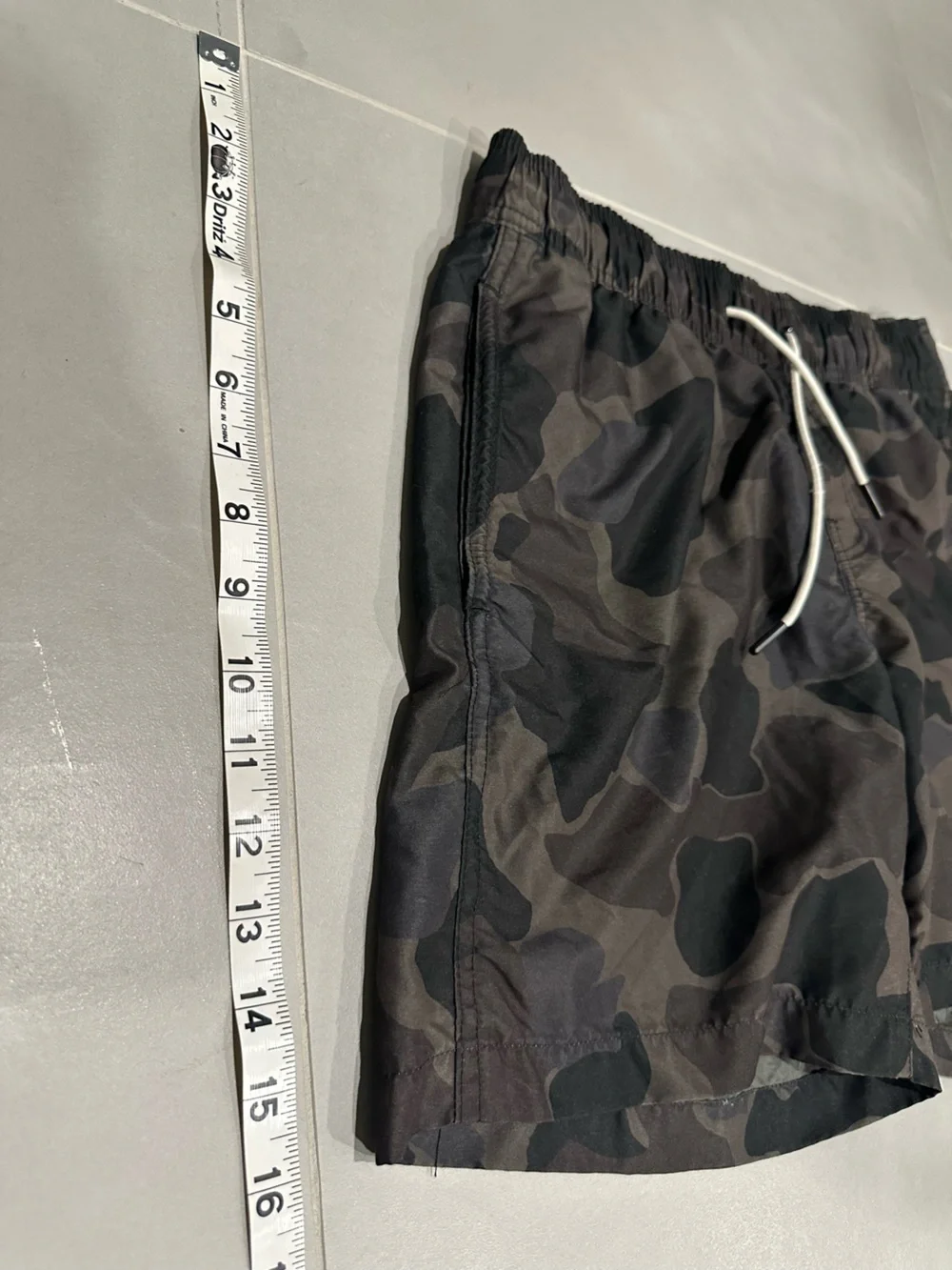G-Star Camouflage Swim Trunks - Black & Olive